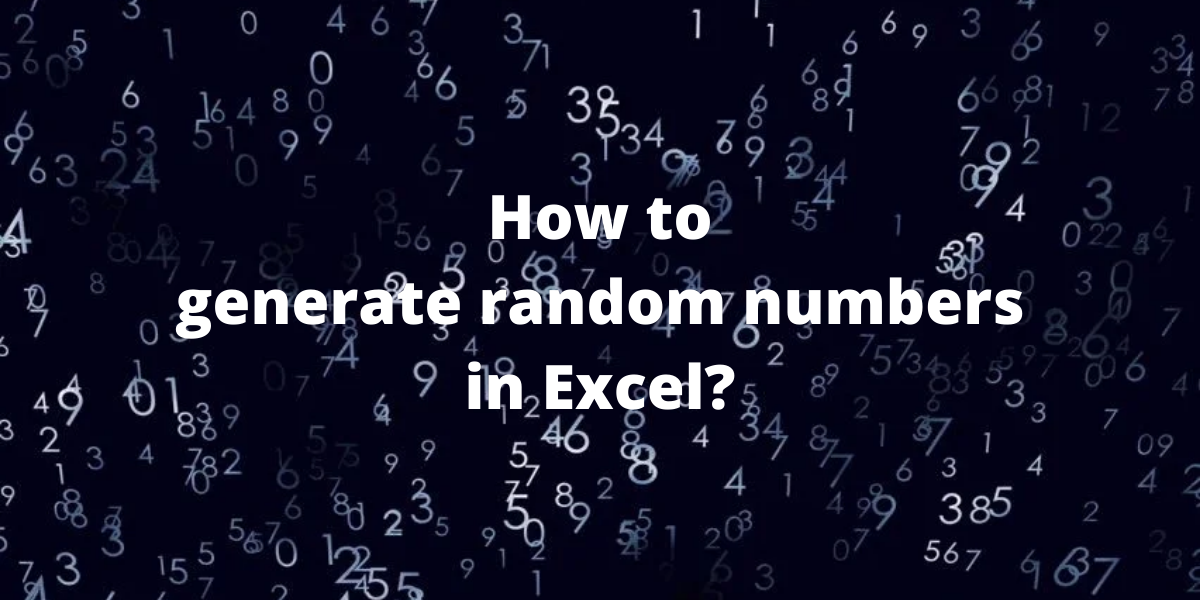 How to generate random numbers in
