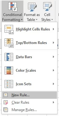 shade alternate rows