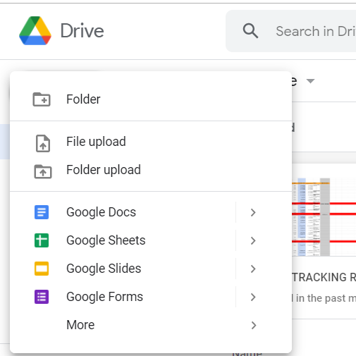 upload excel to google docs