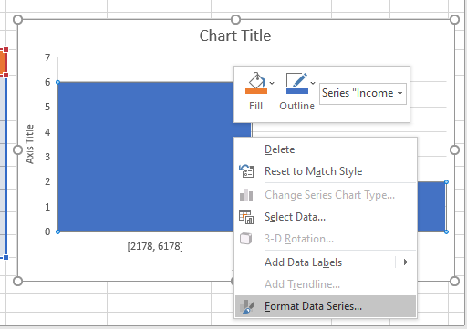 Format Data Series Option