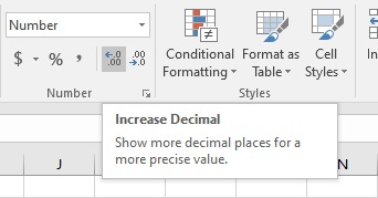 stop Excel from rounding numbers