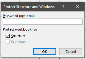 Protect Workbook Options Password Protect an Excel File