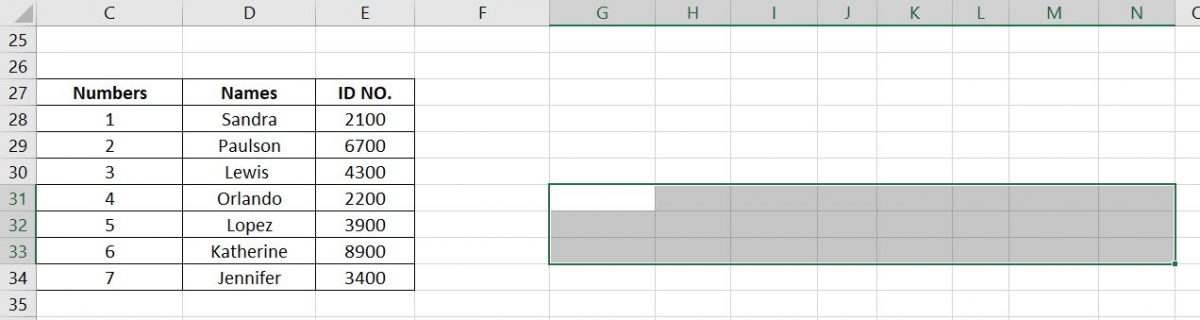 Horizontal Replica of Vertical Database Transpose Data in Excel