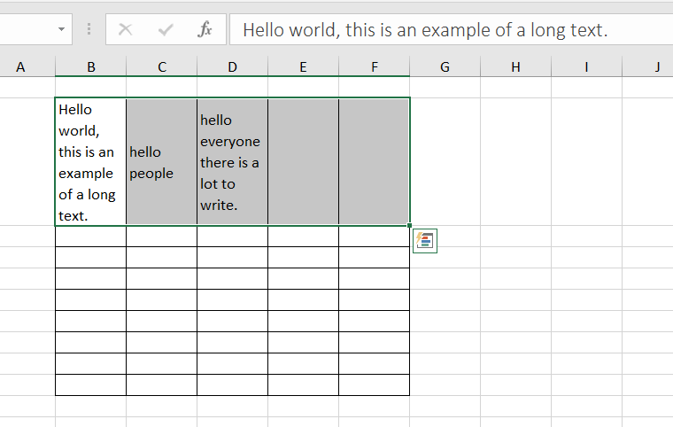 where is wrap text in excel for mac