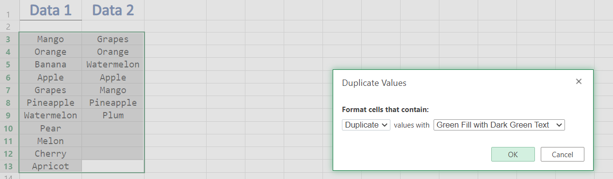 compare-columns-in-excel-and-highlight-similarities-and-differences-quickexcel