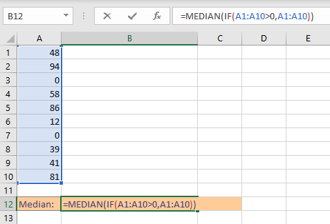 MEDIAN IF