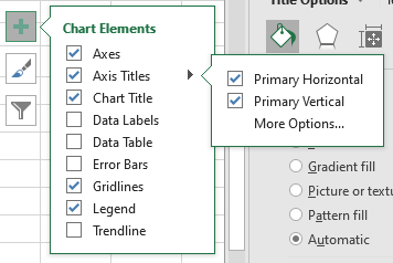 Edit Axis in Excel