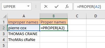 first proper formula