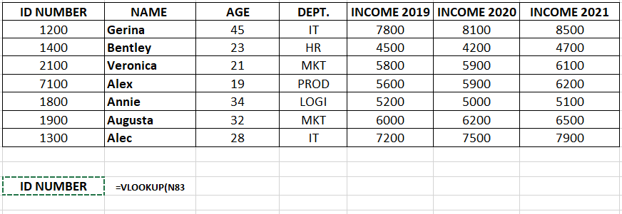 Lookup Value