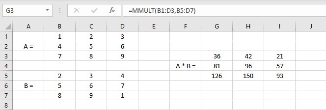 matrix multiplication