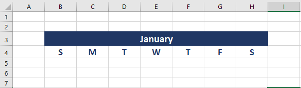 month name