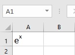 Superscript in Excel