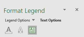 Text Options in Format Legend