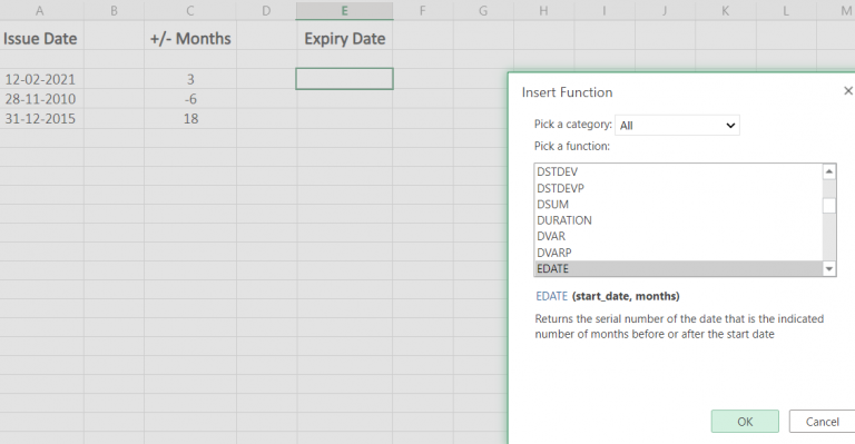How To Add Or Subtract Dates In Excel Quickexcel 2809