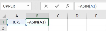 asin formula