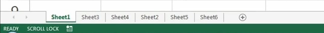 Check for scroll lock on or off in Excel