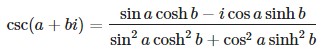 cosec formula