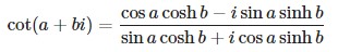 cotangent formula