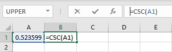 csc formula