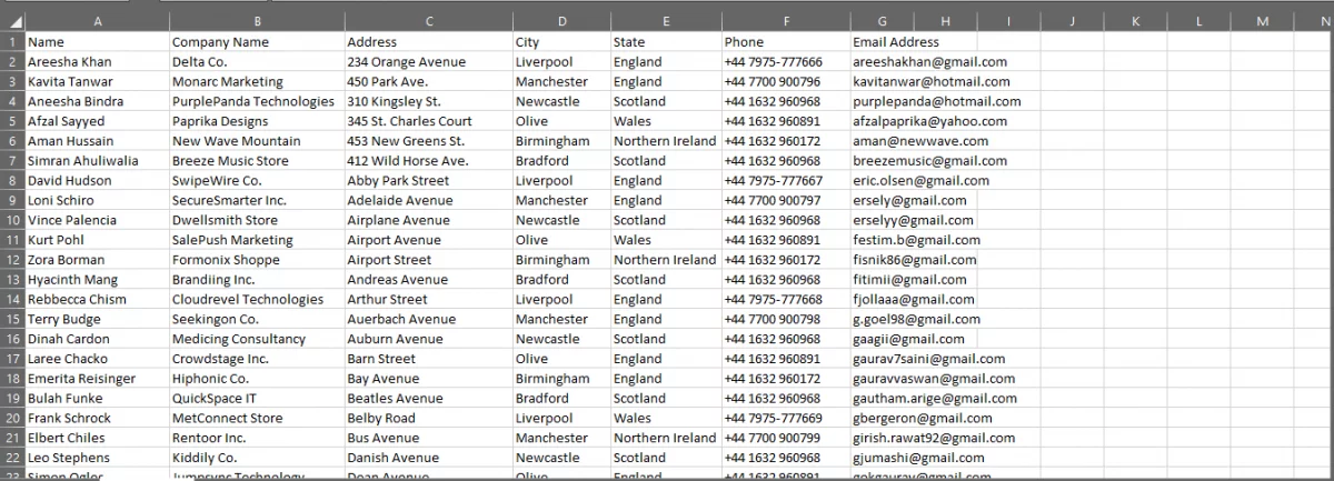 How to Open CSV, XML, and VCF Files in Excel? 5 csv