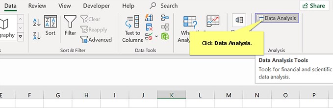 Data Analysis in Excel