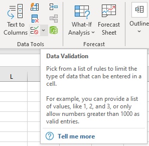 Data Validation in Excel - A Brief Introduction