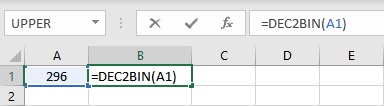 dec2bin formula