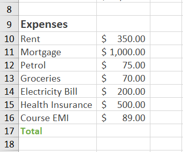 how to make a business plan in excel