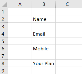 fully automated user forms in Excel