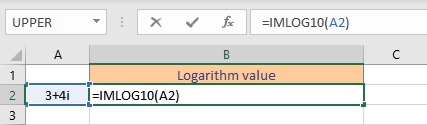 imlog10 formula