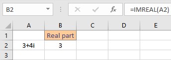 Basic Mathematical Operations on Complex Numbers in Excel