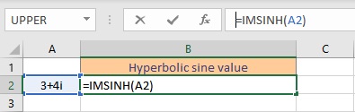 imsinh formula