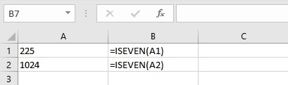 IS Functions in Excel