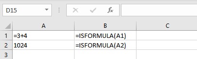 IS Functions in Excel