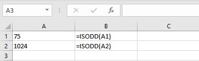 isodd formula