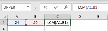 lcm formula