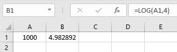 log result 1