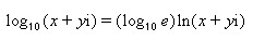 log10 formula