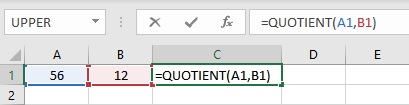 quotient formula