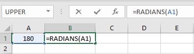 radians formula