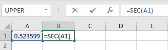 sec formula