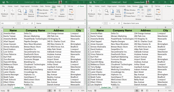 How to Freeze Panes, Split a Sheet, and Hide Windows in Excel - QuickExcel