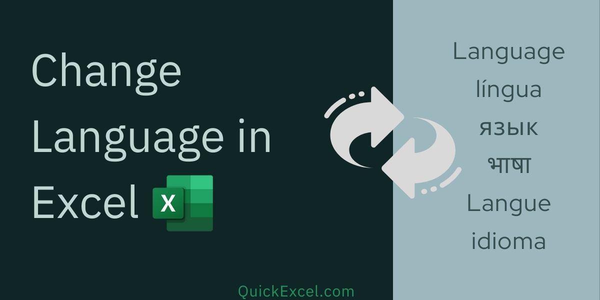 How to Change Language in Excel