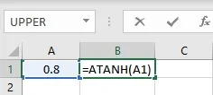 atanh formula