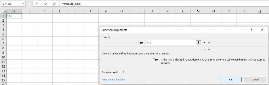 VALUE Function