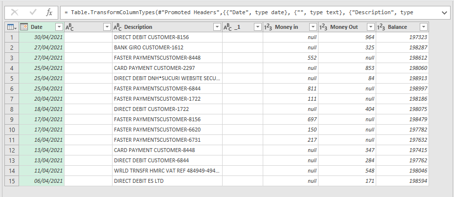 powerquery