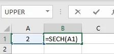 sech formula