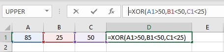 xor formula