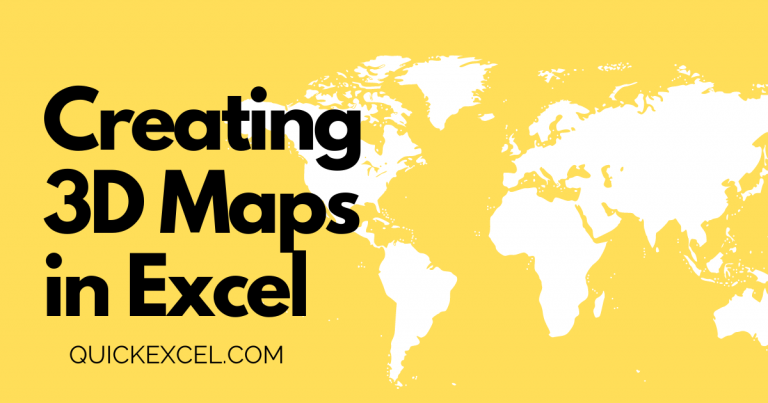 Creating Stunning 3D Maps In Excel- The Complete Beginner's Guide ...