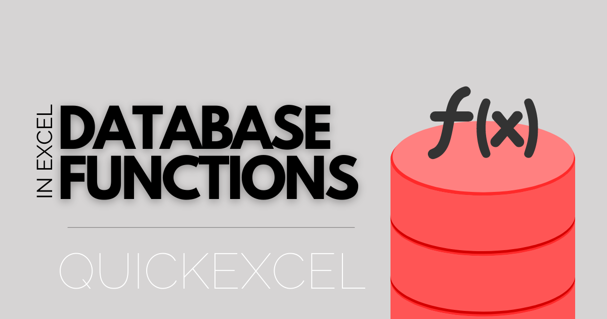 DATABASE FUNCTIONS
